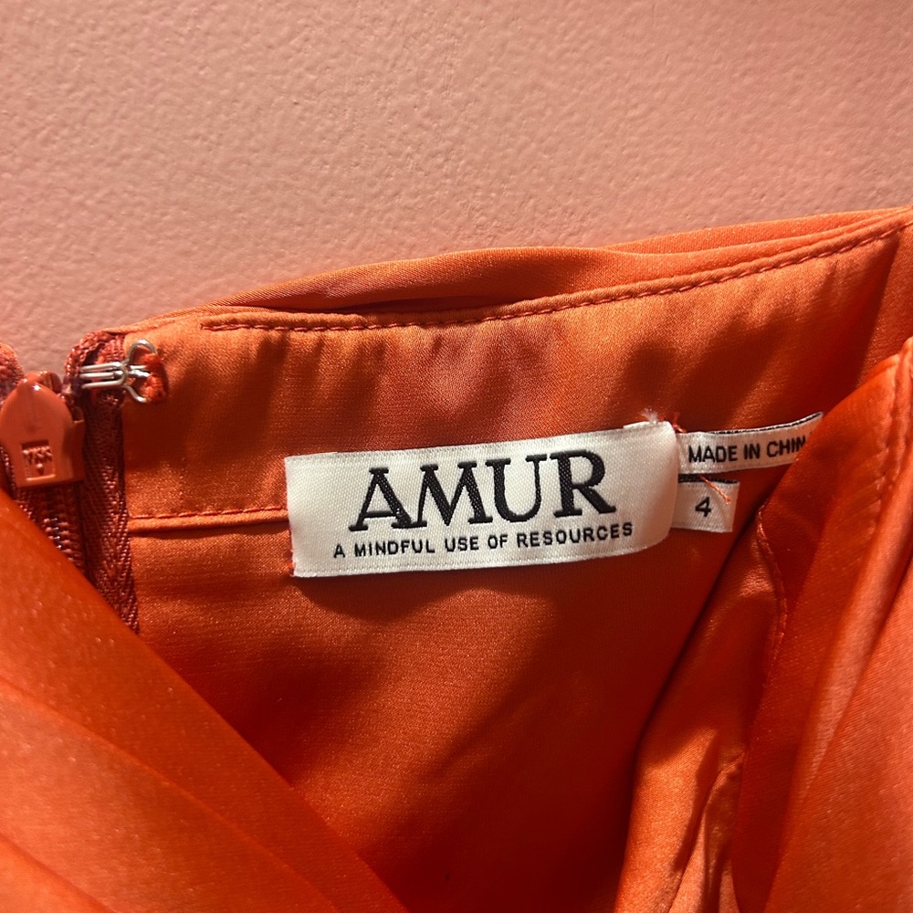 AMUR Vibrant Orange Dress - Picture 4 of 4
